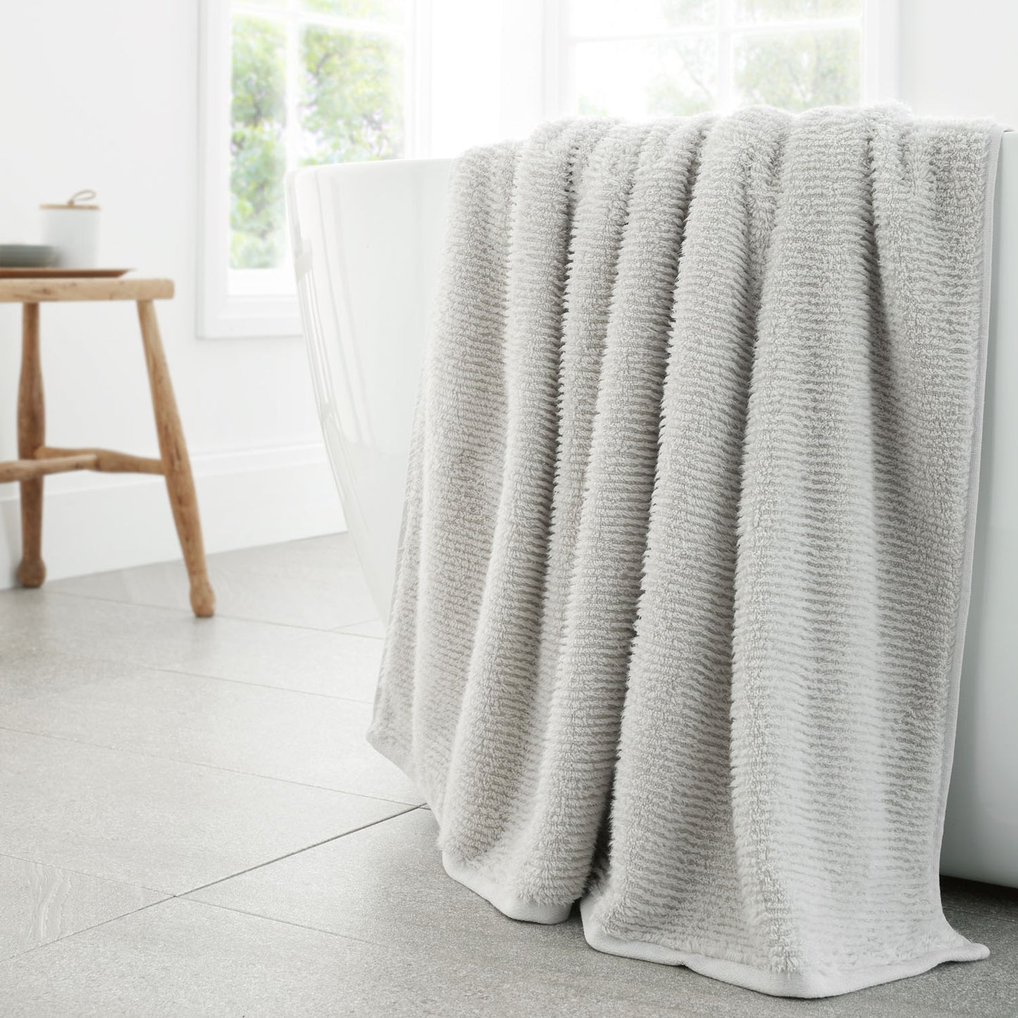 Bianca Soft Zero Twist Spa Silver Grey Cotton Towels