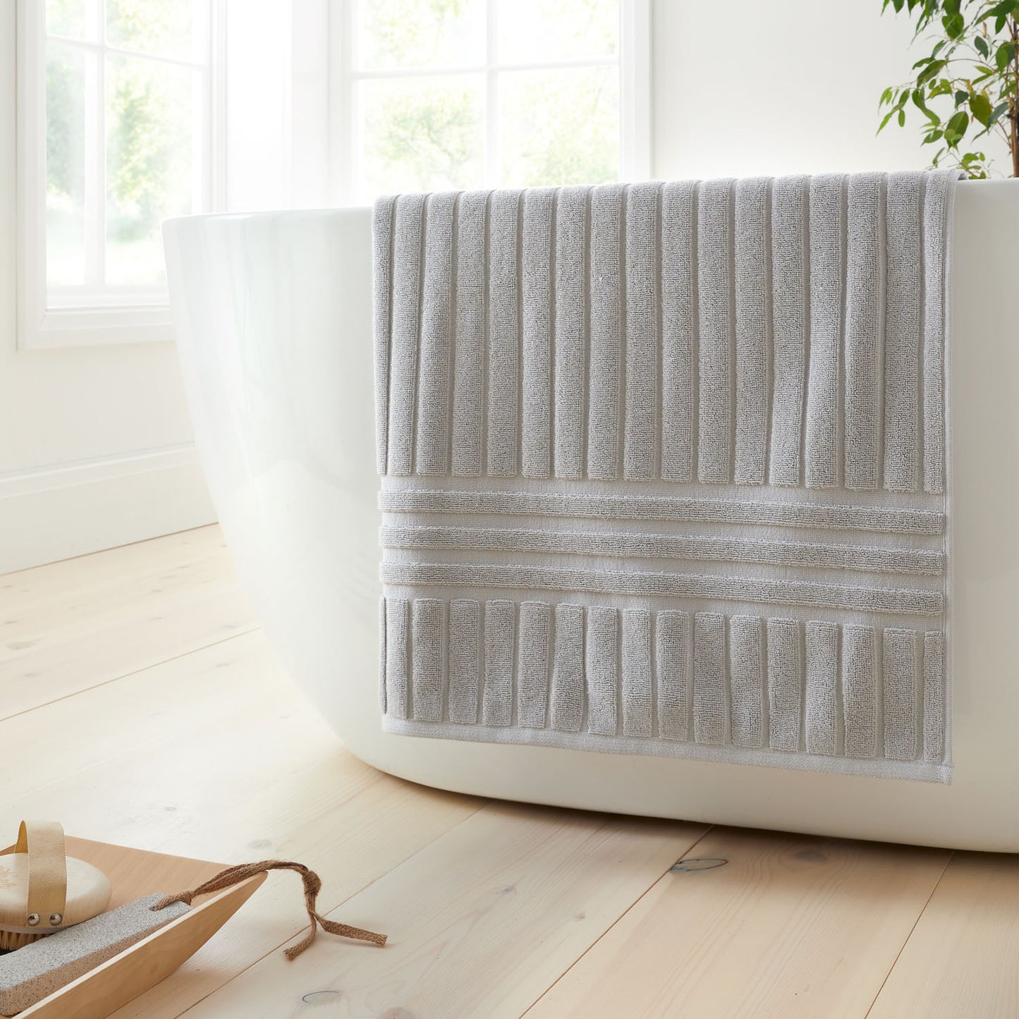 Bianca Hotel Cotton Silver Grey Towels