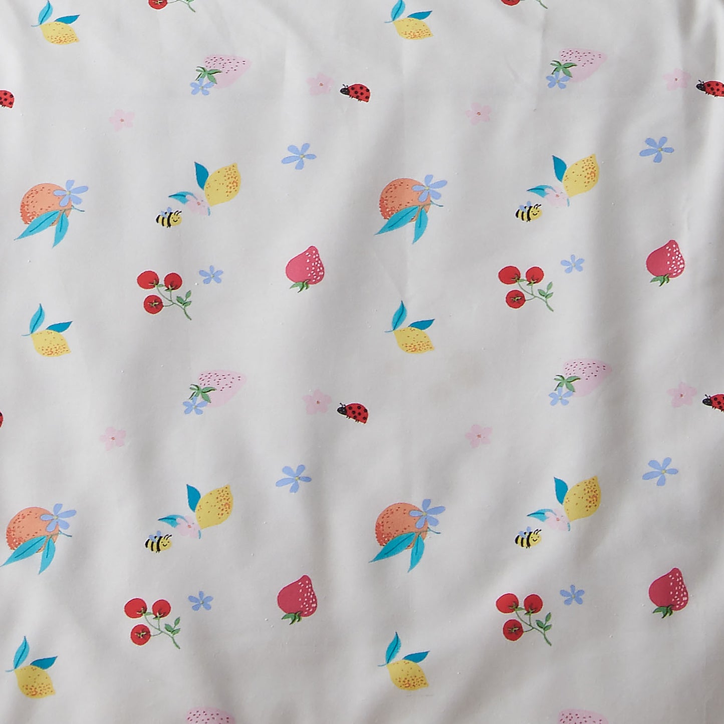 Catherine Lansfield Fruity Friends Bright Fitted Sheet