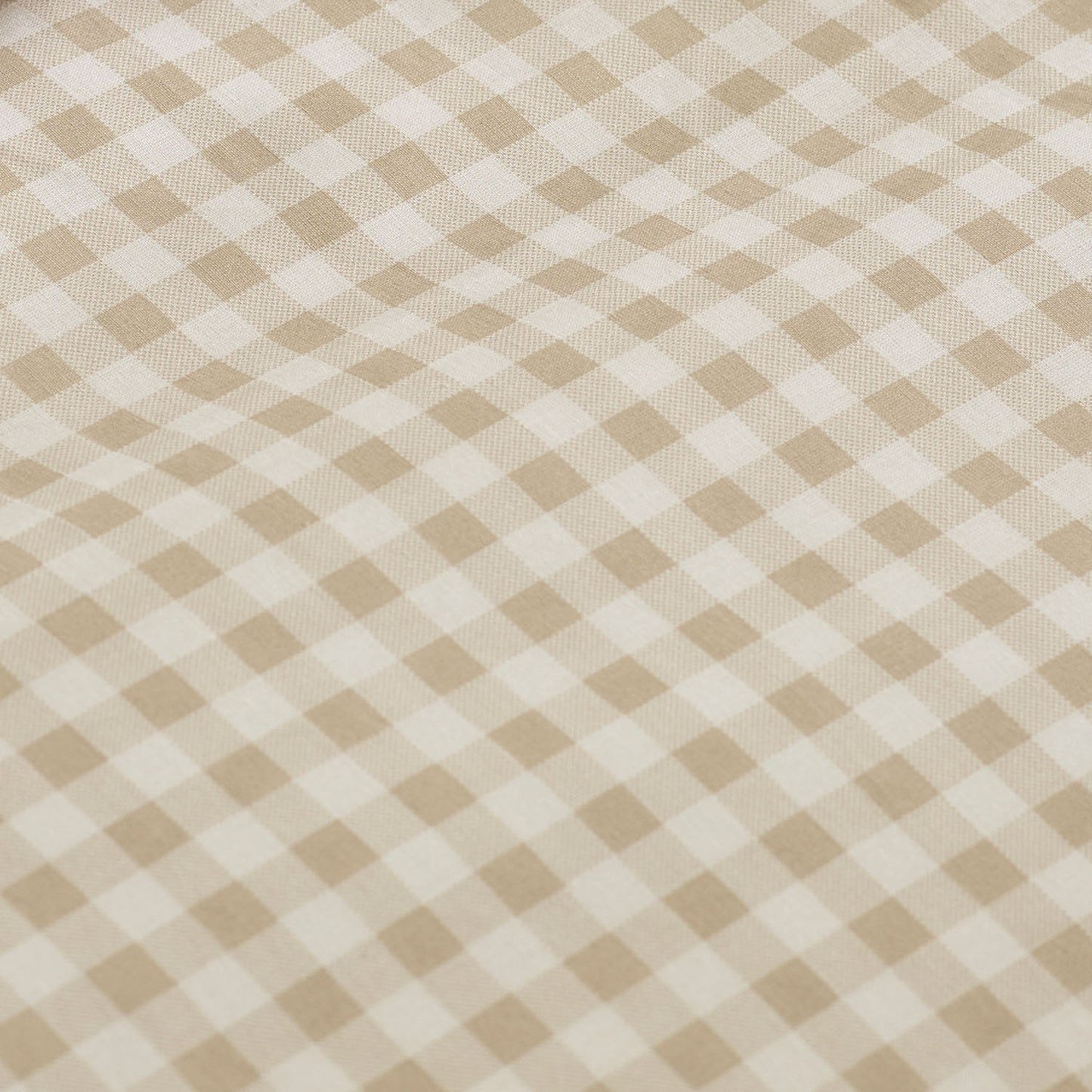 Catherine Lansfield Bamford Natural Gingham Check Fitted Sheet