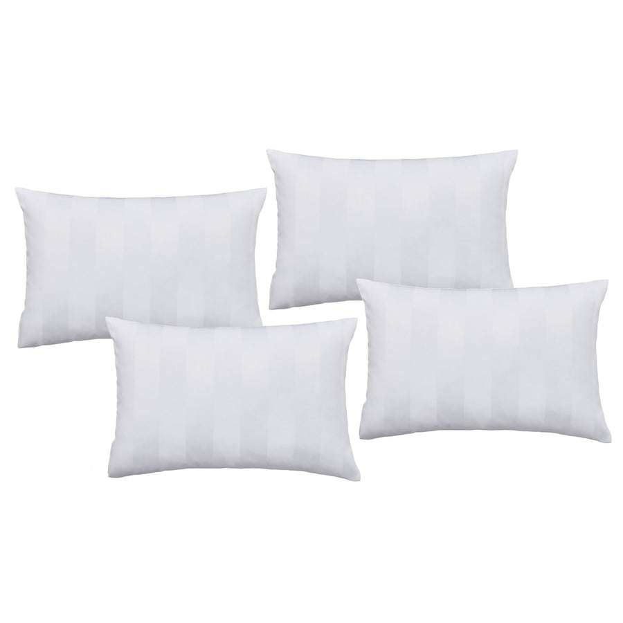 Catherine Lansfield So Soft White Satin Stripe Pillowcase Pack of 4