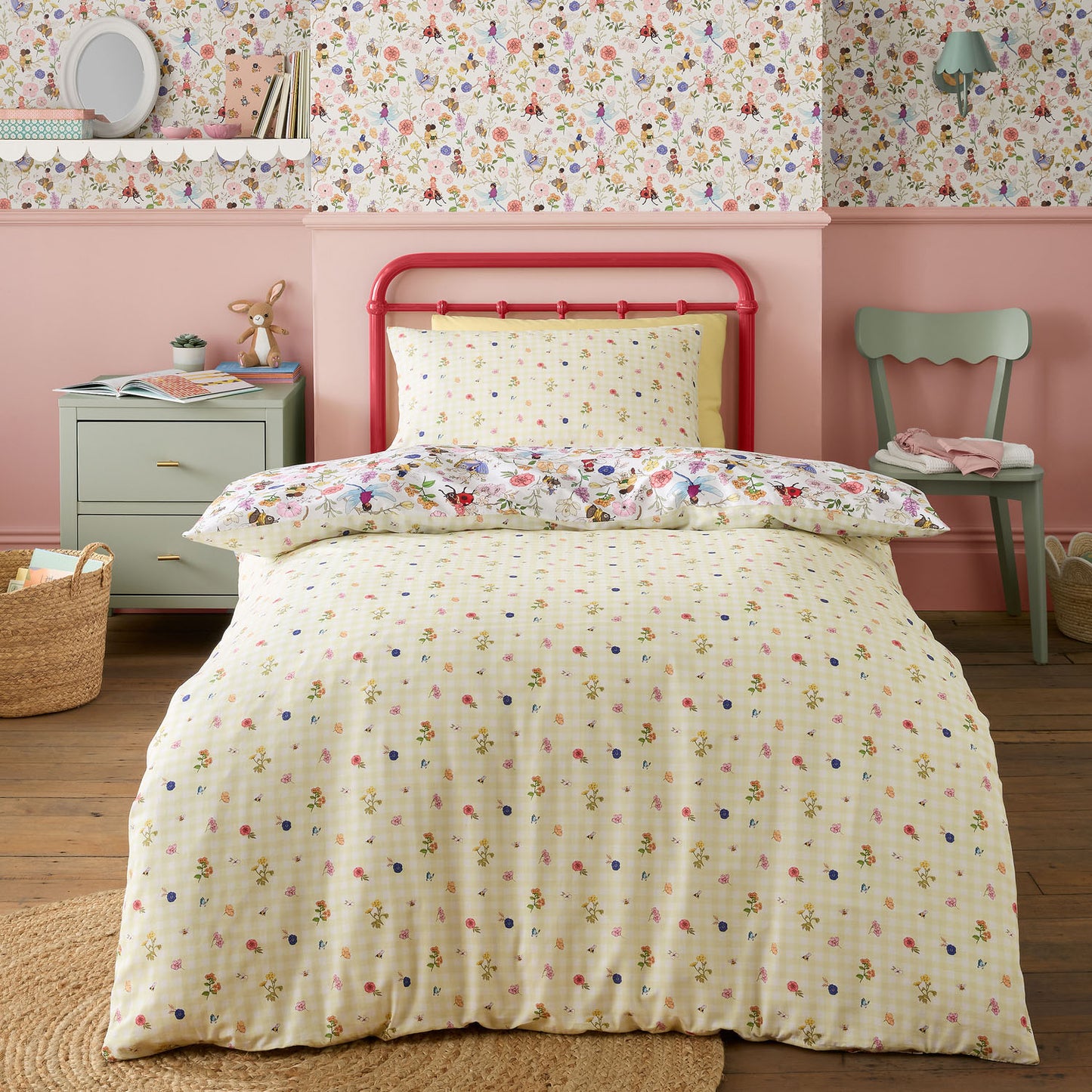 Belle & Boo Garden Friends Reversible Cotton Duvet Set