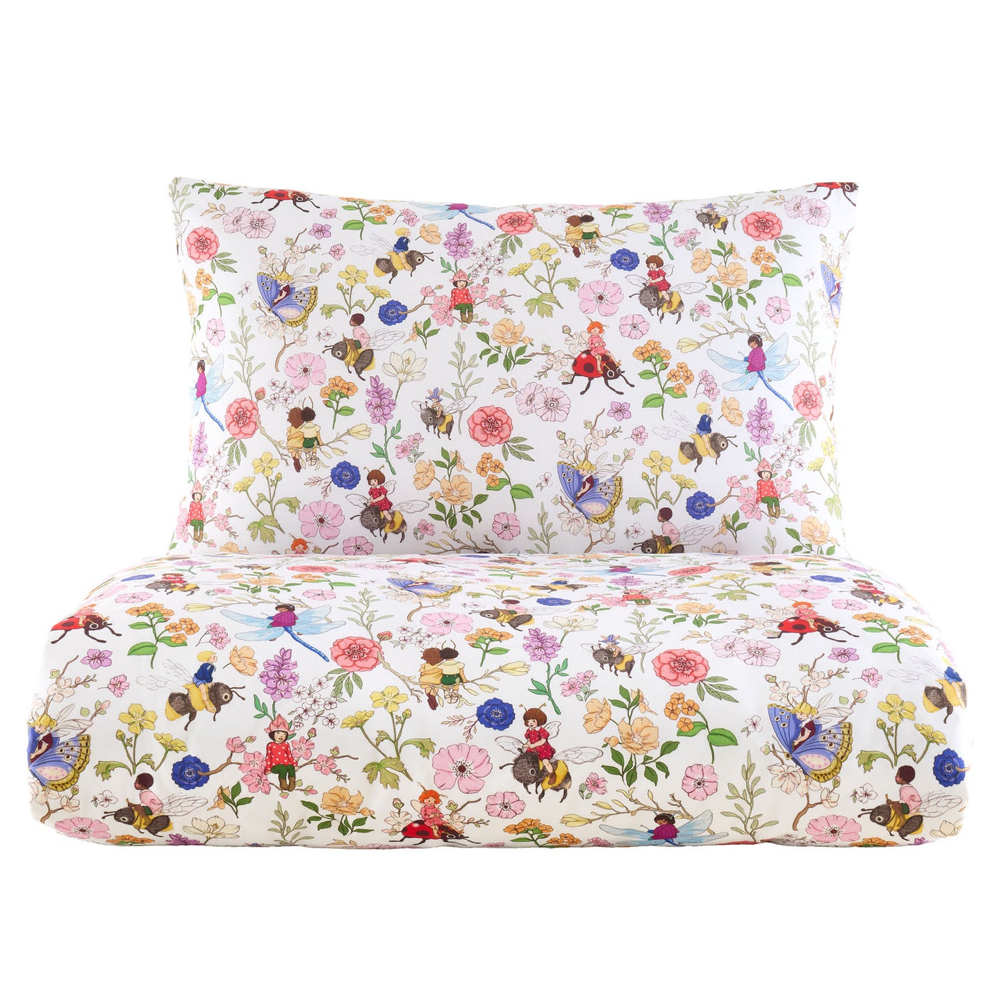 Belle & Boo Garden Friends Reversible Cotton Duvet Set