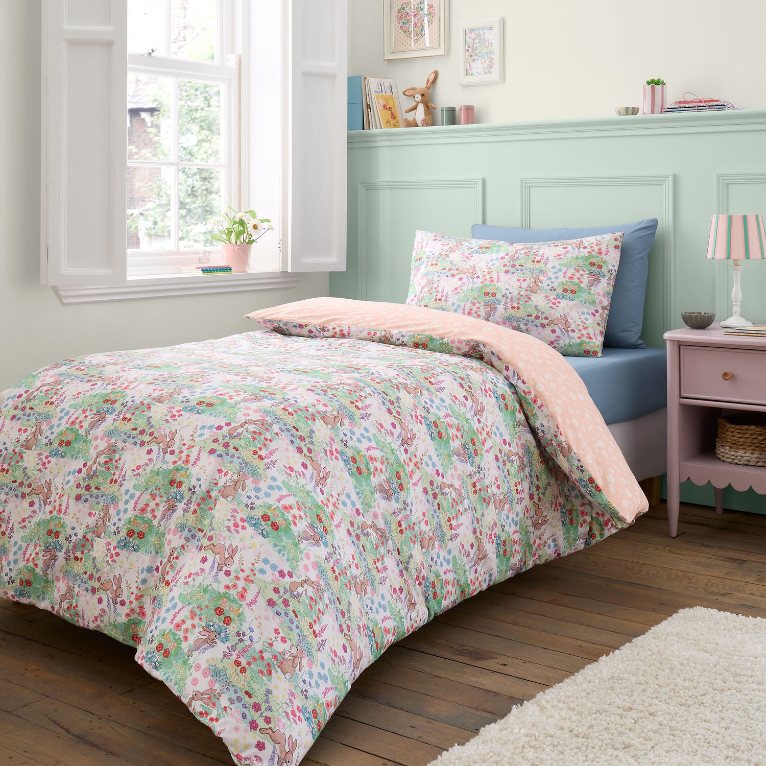 Belle & Boo Meadow Bunnies Kids Cotton Duvet Set – Julian Charles Home
