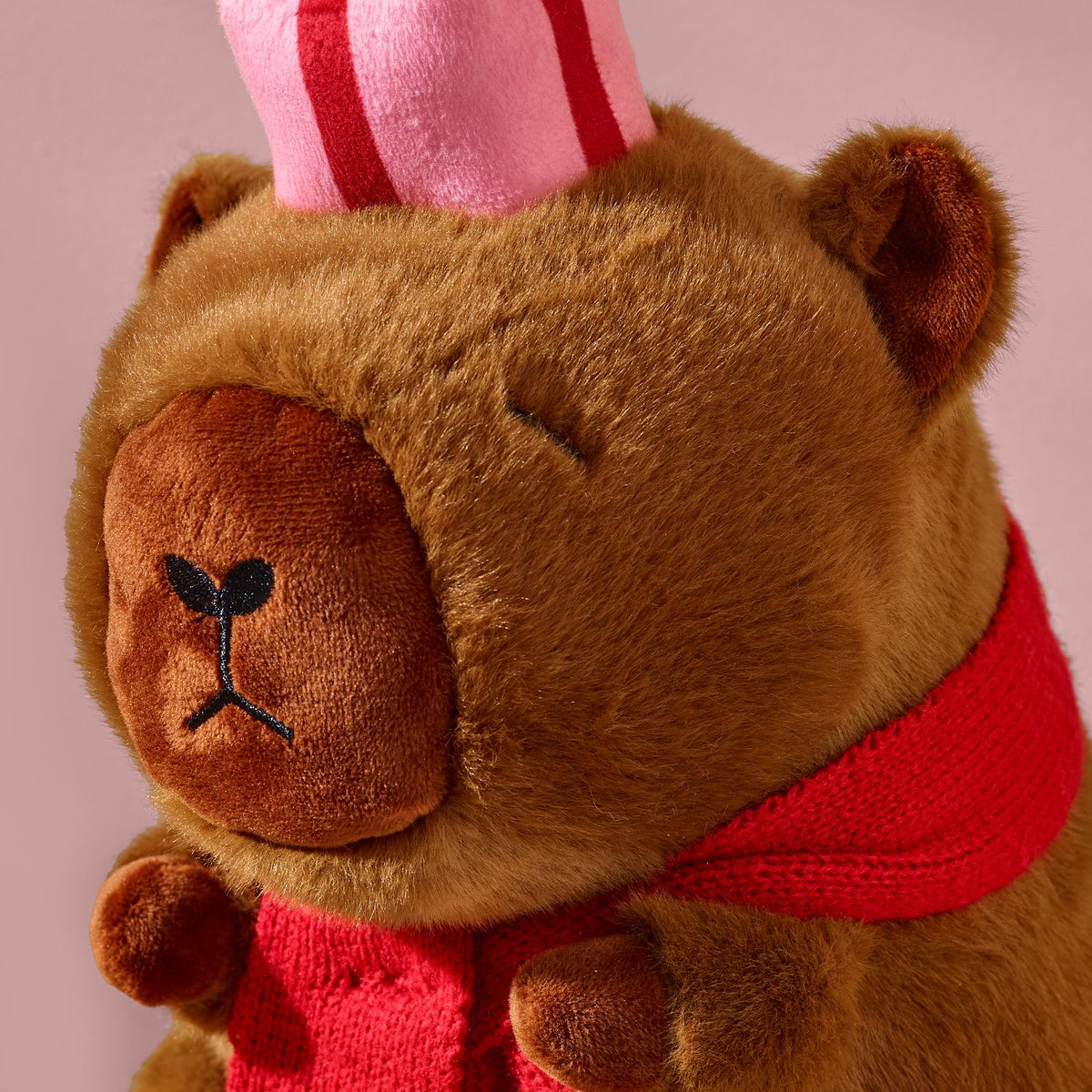 Catherine Lansfield Christmas Capybara 3D Shaped Cushion