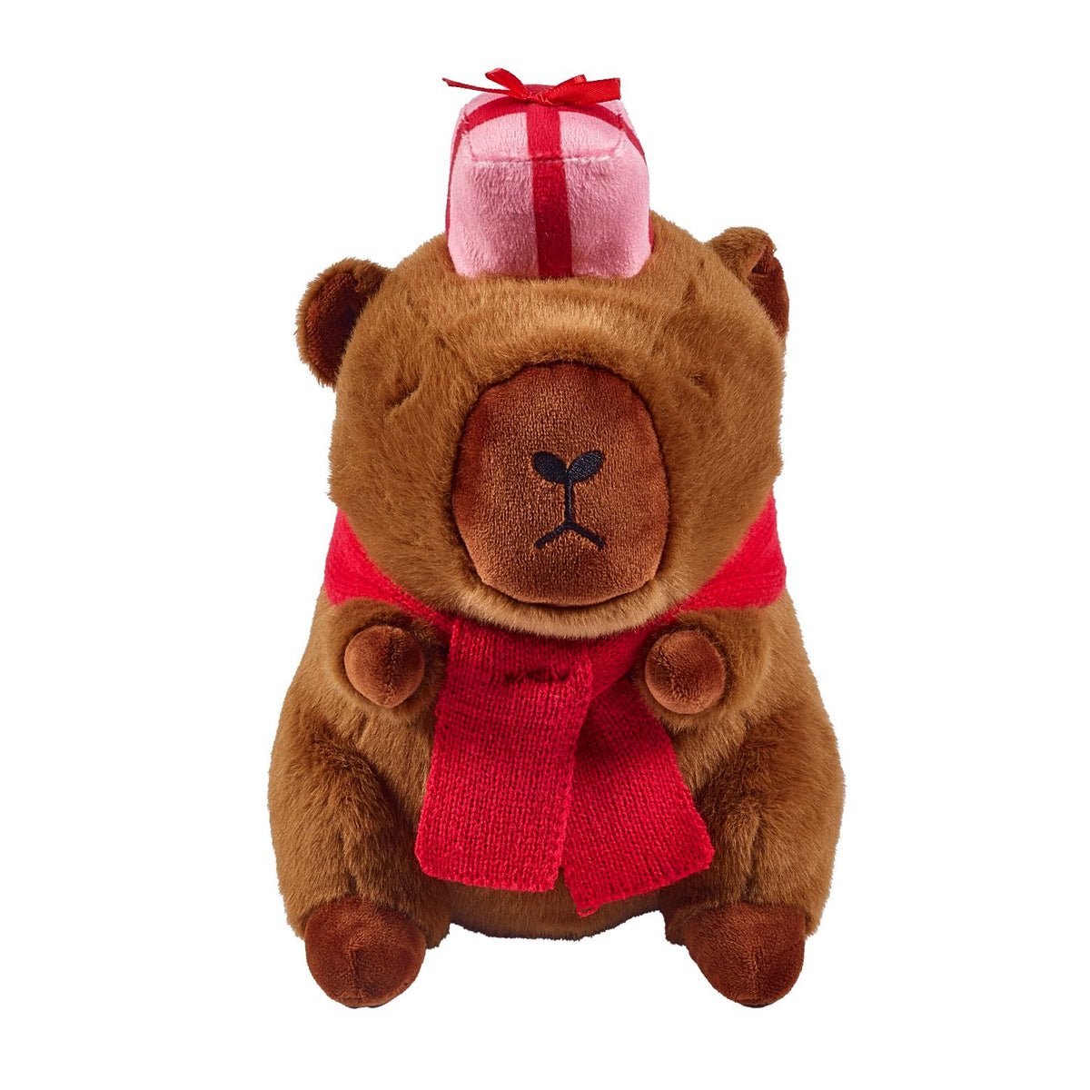 Catherine Lansfield Christmas Capybara 3D Shaped Cushion