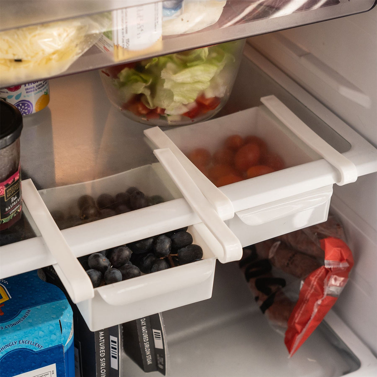 Fridge Storage Drawers - Pack of 4