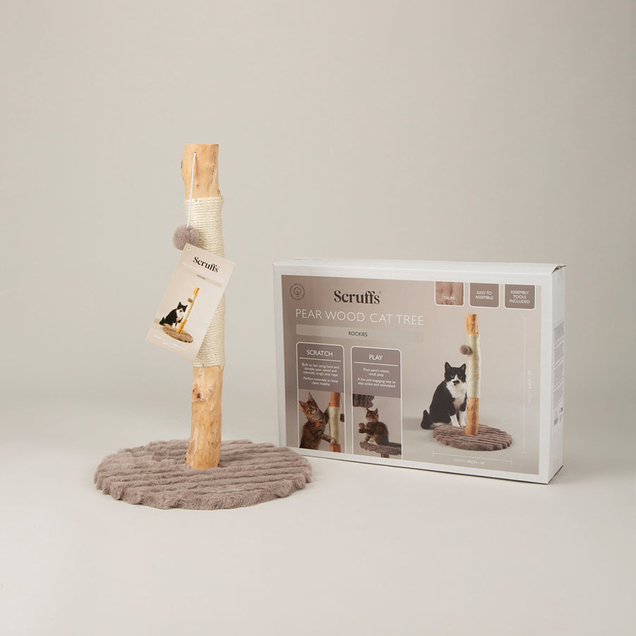 Scruffs Rockies Taupe Cat Scratching Tree
