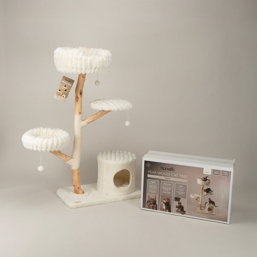 Scruffs Pyrenees Cream Cat Scratching Tree