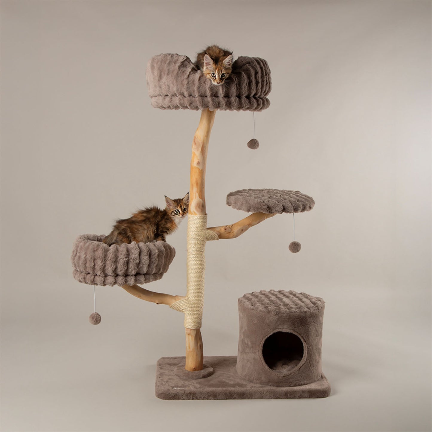 Scruffs Pyrenees Taupe Cat Scratching Tree