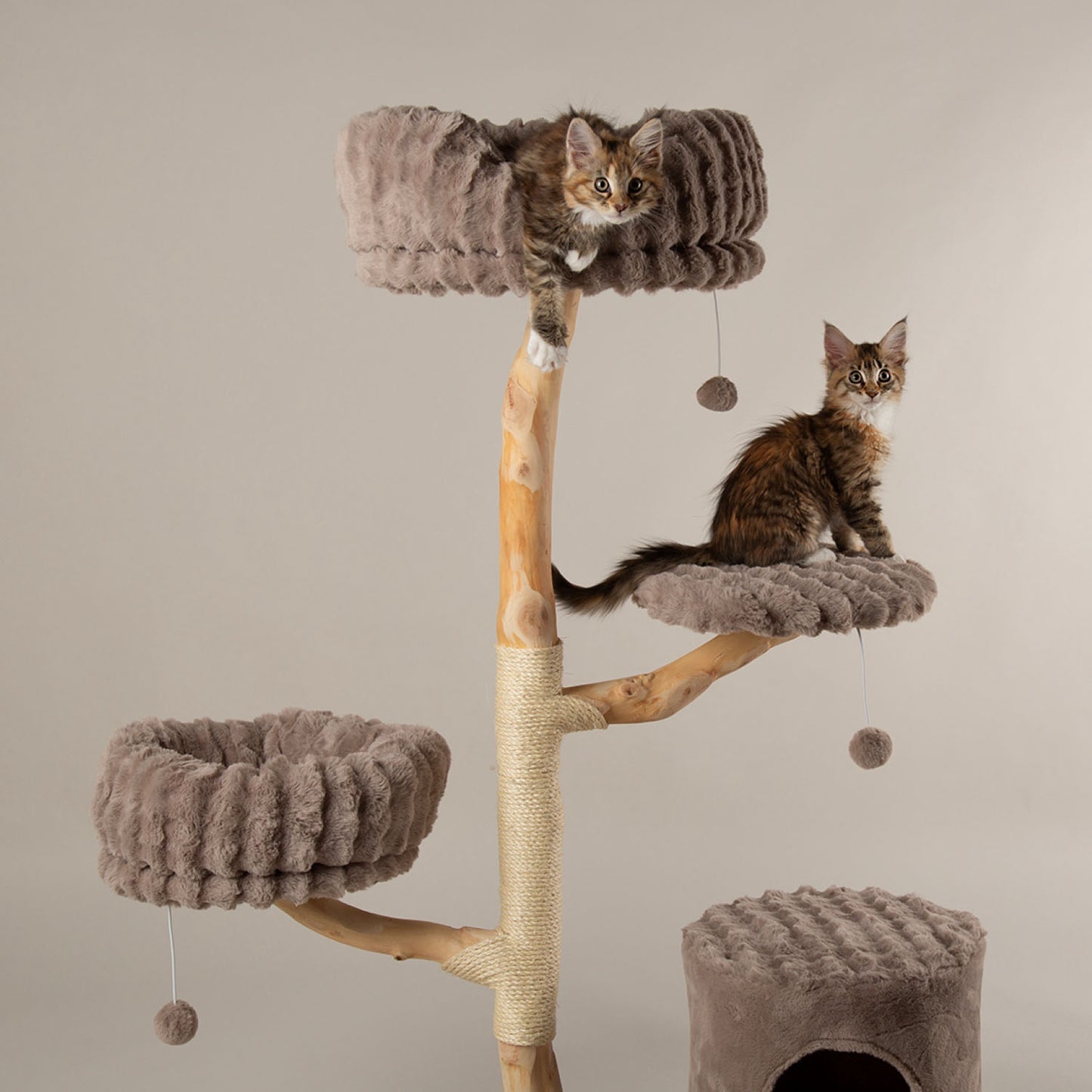 Scruffs Pyrenees Taupe Cat Scratching Tree