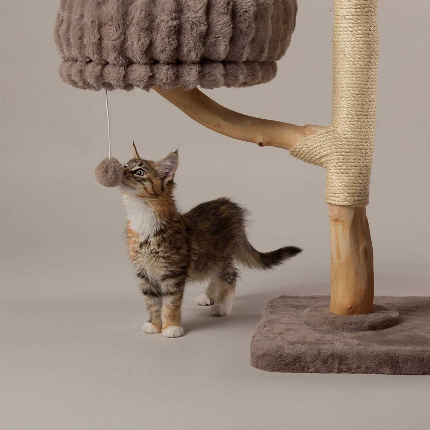 Scruffs Pyrenees Taupe Cat Scratching Tree