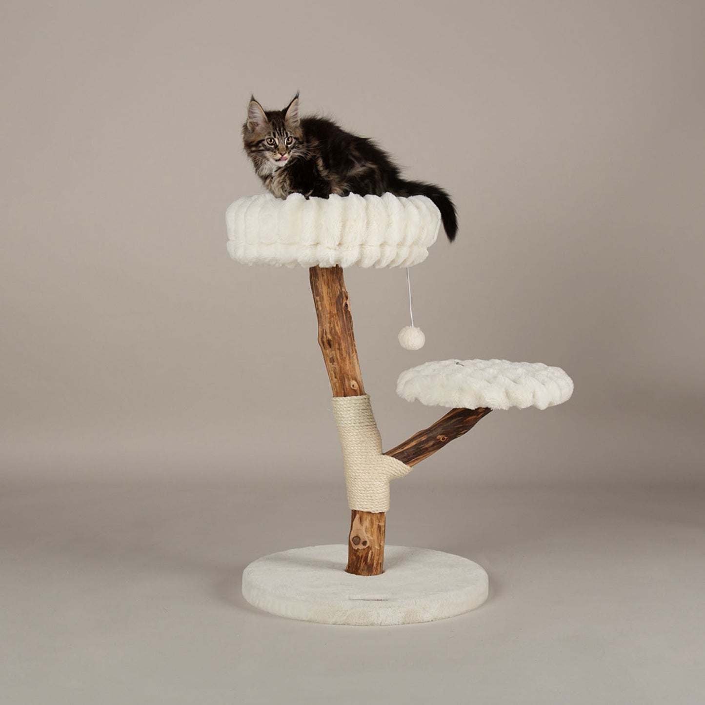 Scruffs Atlas Cream Cat Scratching Tree