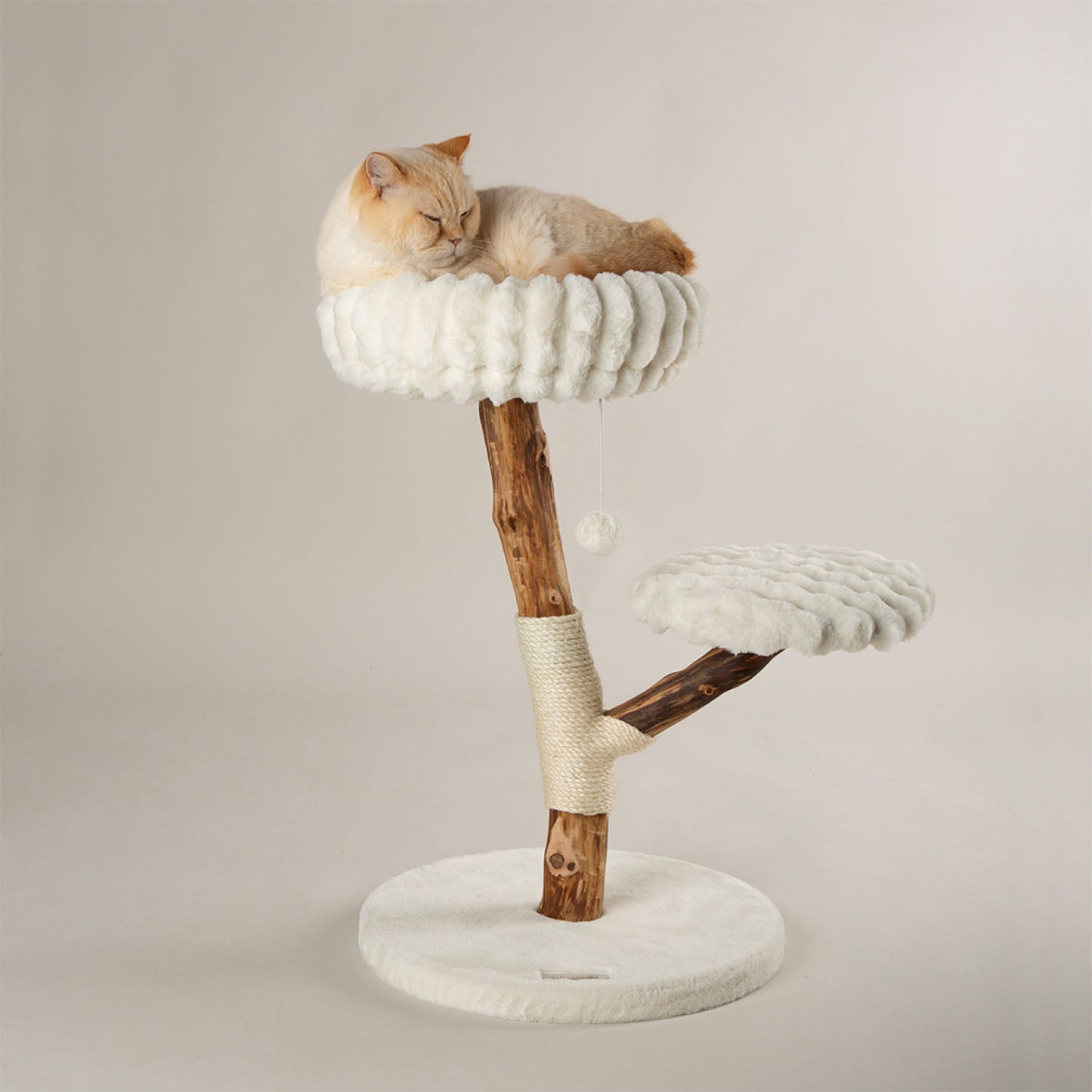 Scruffs Atlas Cream Cat Scratching Tree