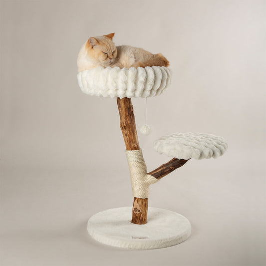Scruffs Atlas Cream Cat Scratching Tree