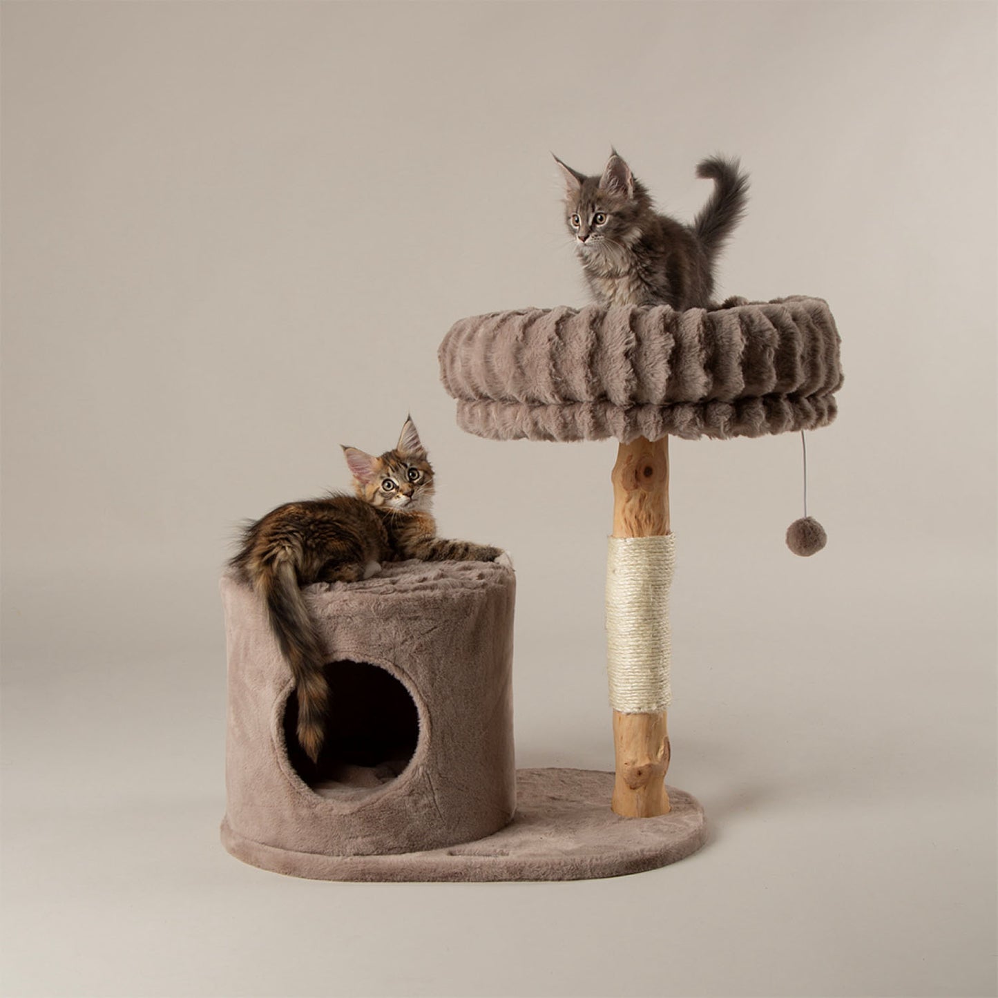 Scruffs Himalayas Taupe Cat Scratching Tree