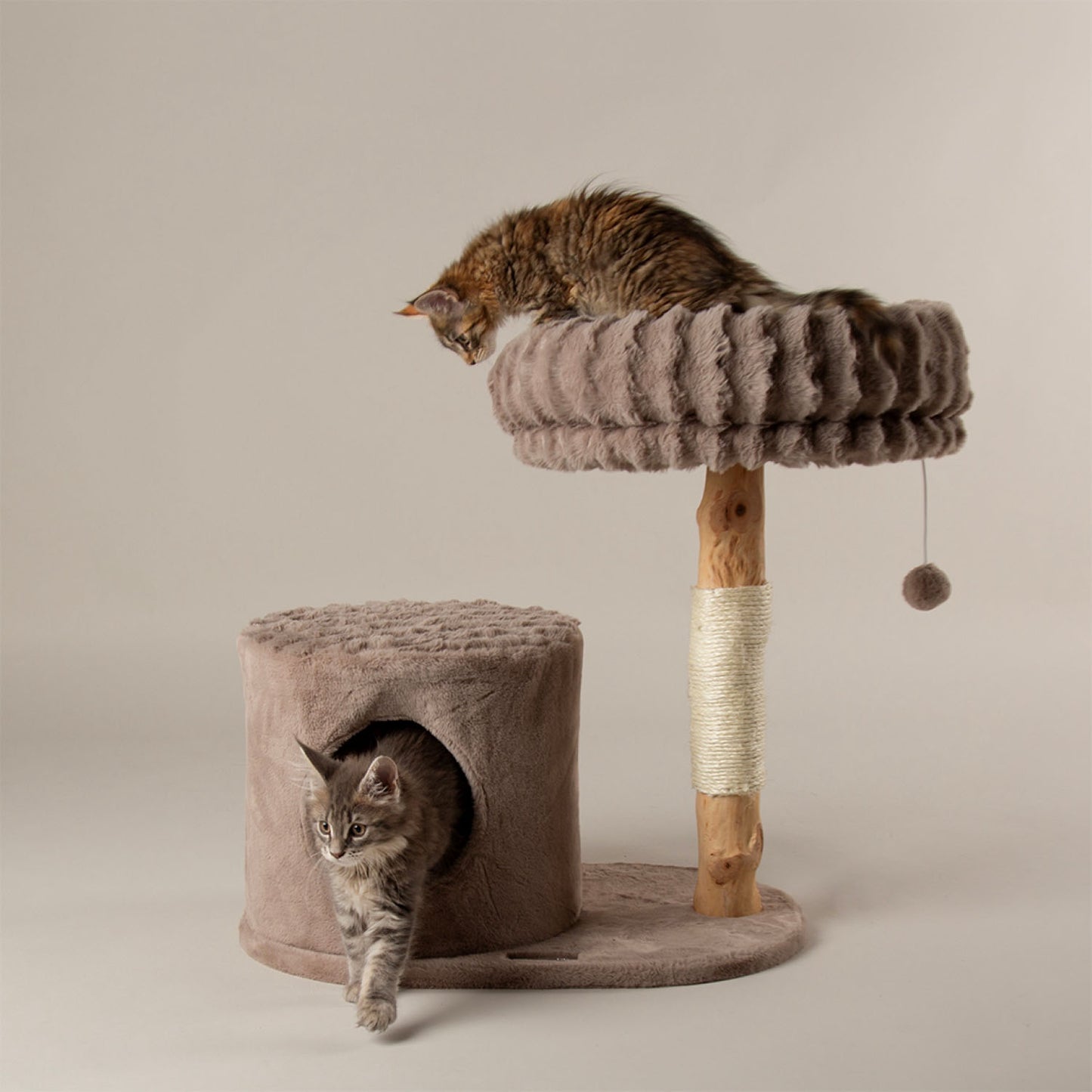 Scruffs Himalayas Taupe Cat Scratching Tree