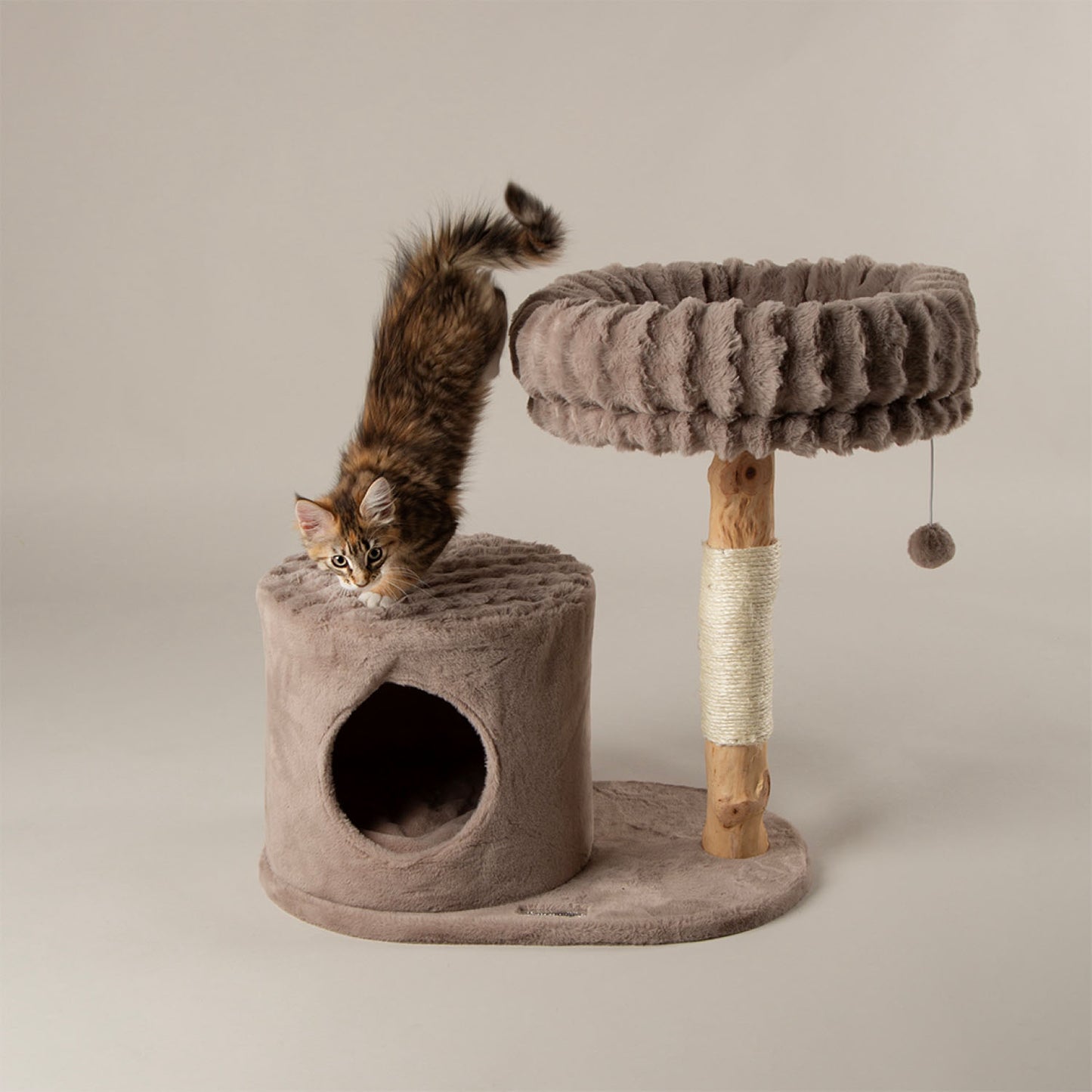 Scruffs Himalayas Taupe Cat Scratching Tree