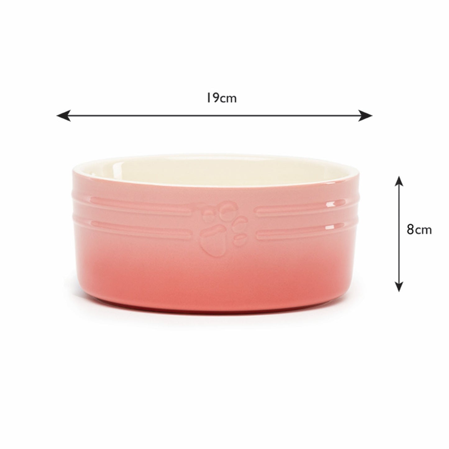 Scruffs Ombre Pink 2 Piece Dog Bowl Set