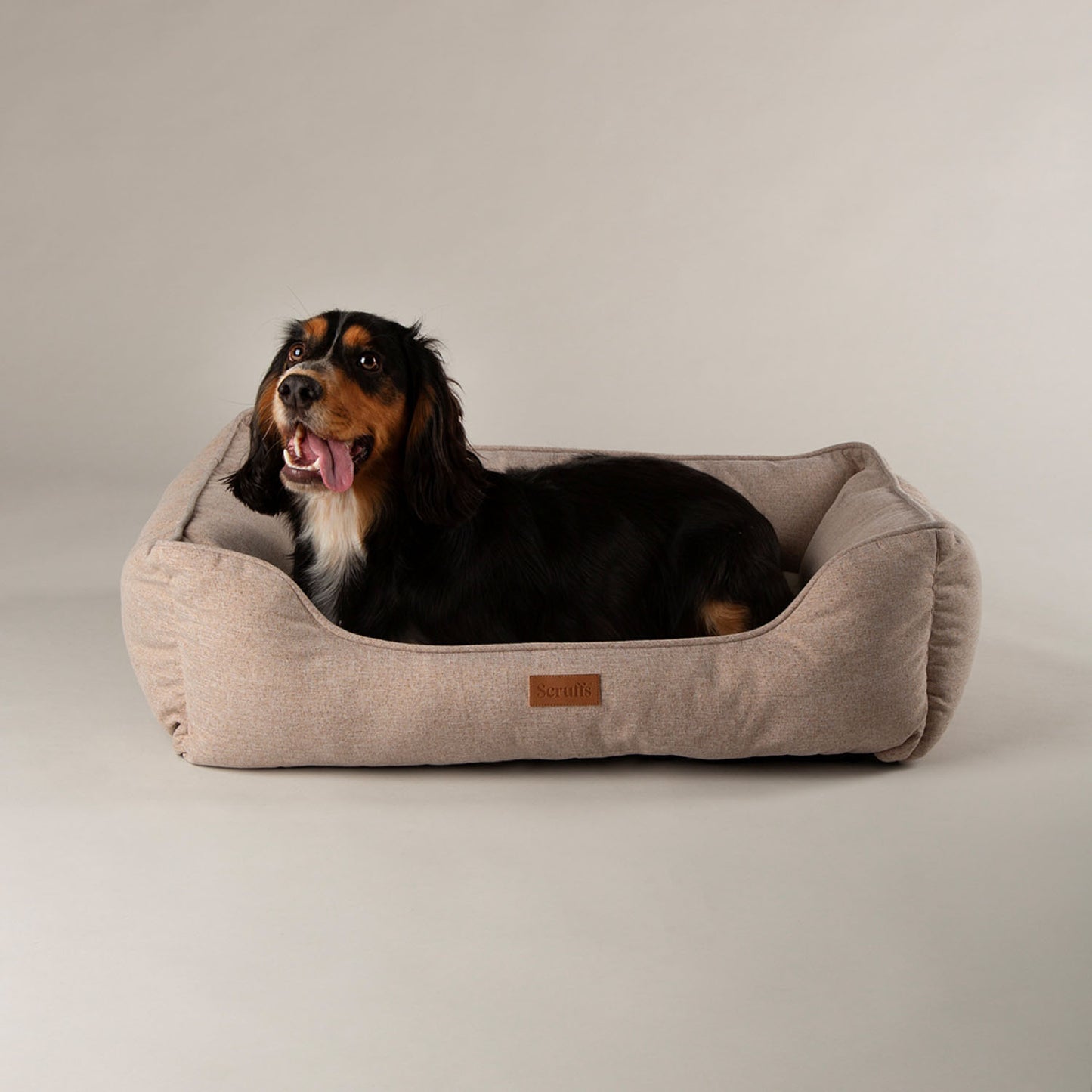 Scruffs Harmony Tan Dog Box Bed