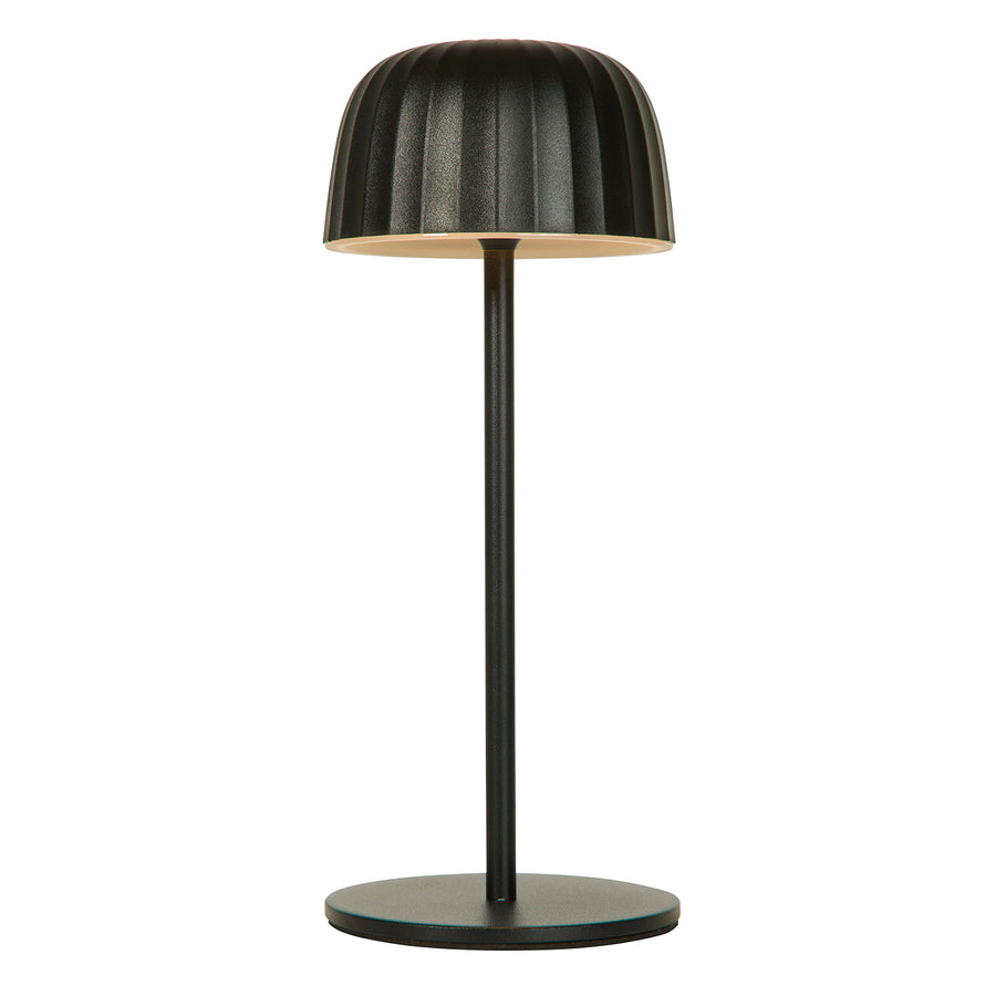 Black Pearl Sleek Rechargeable Portable Outdoor Table Lamp