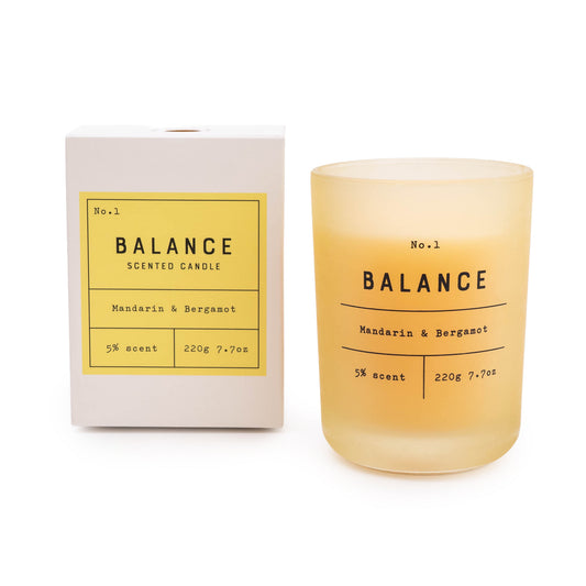 Balance Mandarin and Bergamot Scented Candle