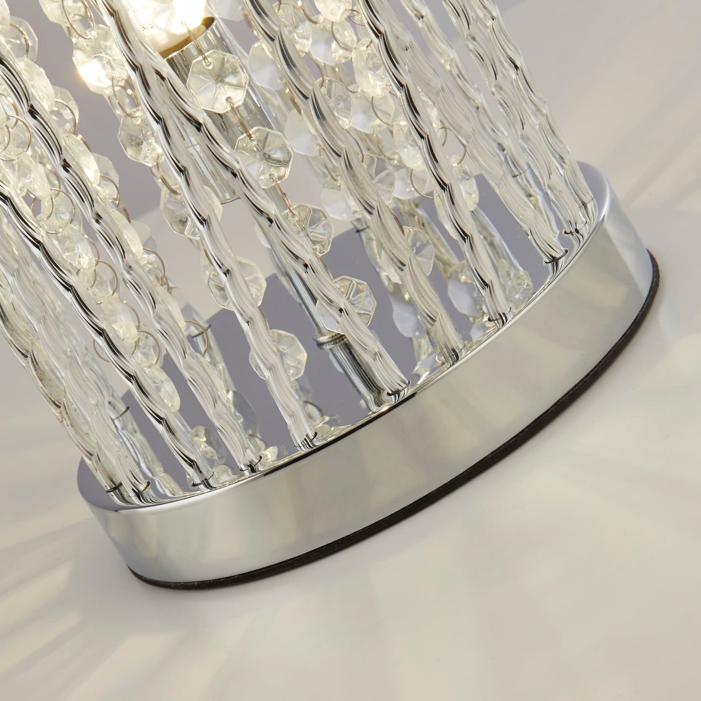 Chrome Table Lamp