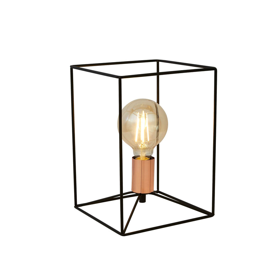 Geometric Wire Table Lamp