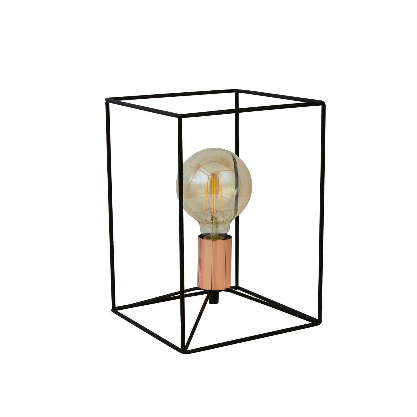 Geometric Wire Table Lamp