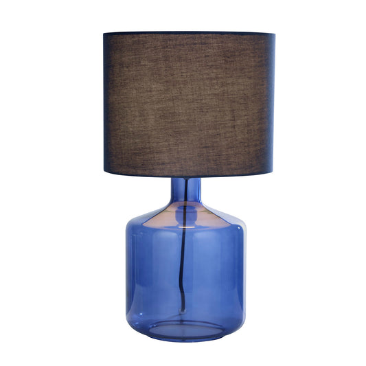 Blue Glass Table Lamp