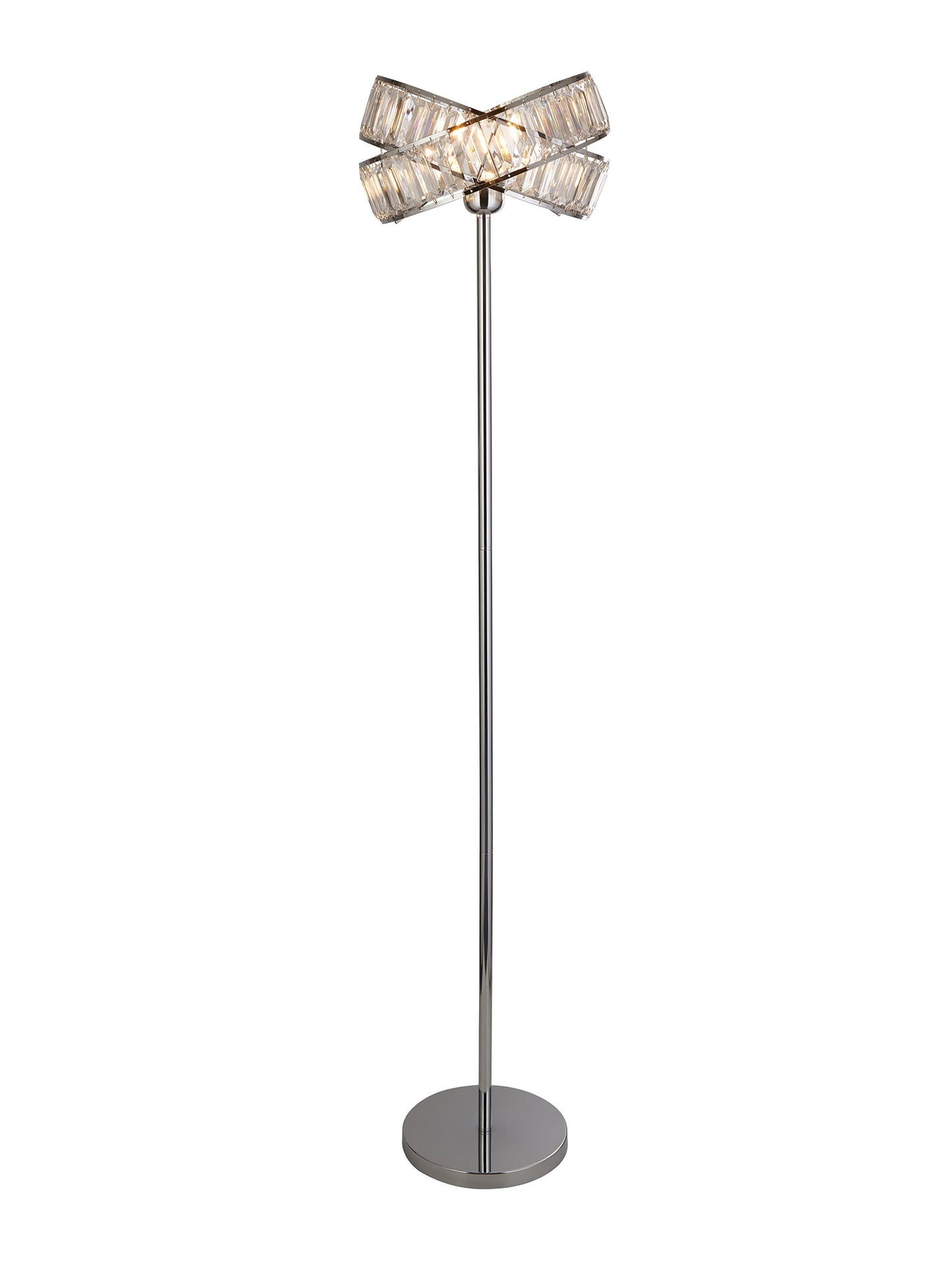 Vienna Acrylic Band Shade Floor Lamp