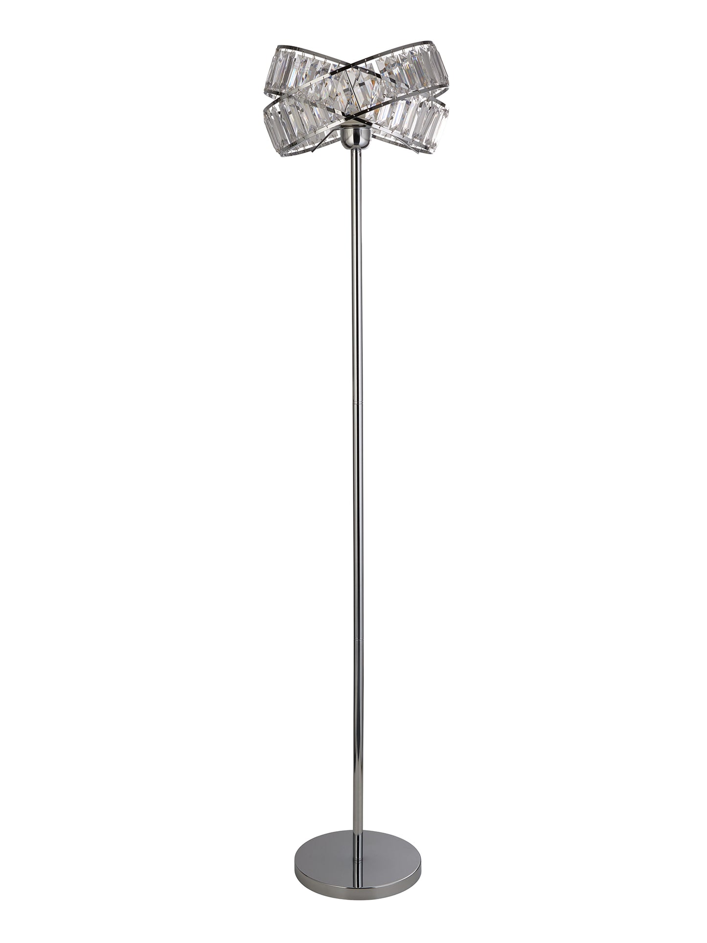 Vienna Acrylic Band Shade Floor Lamp