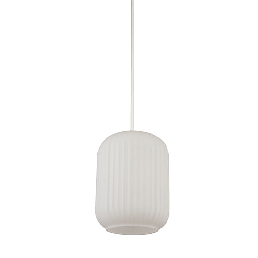 Flute Frosted Ribbed Acrylic Easy Fit Light Shade