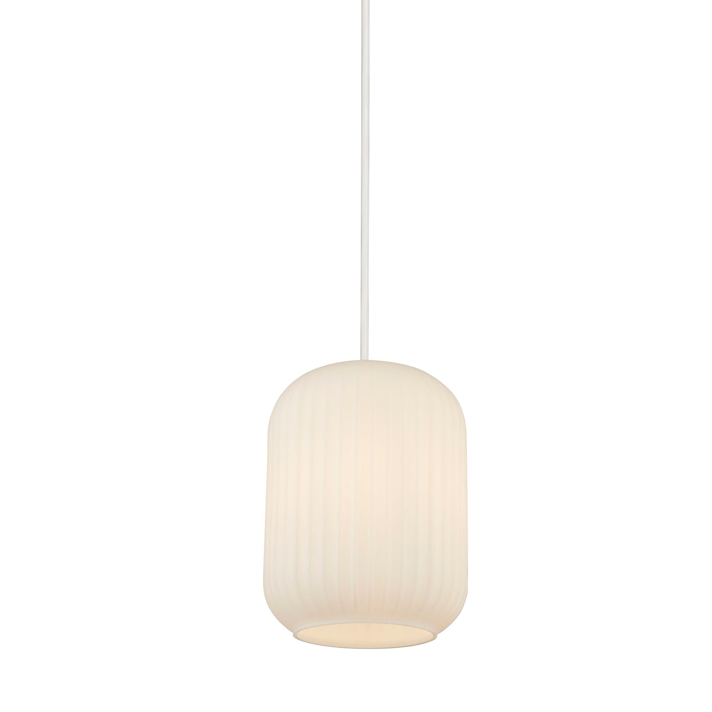 Flute Frosted Ribbed Acrylic Easy Fit Light Shade