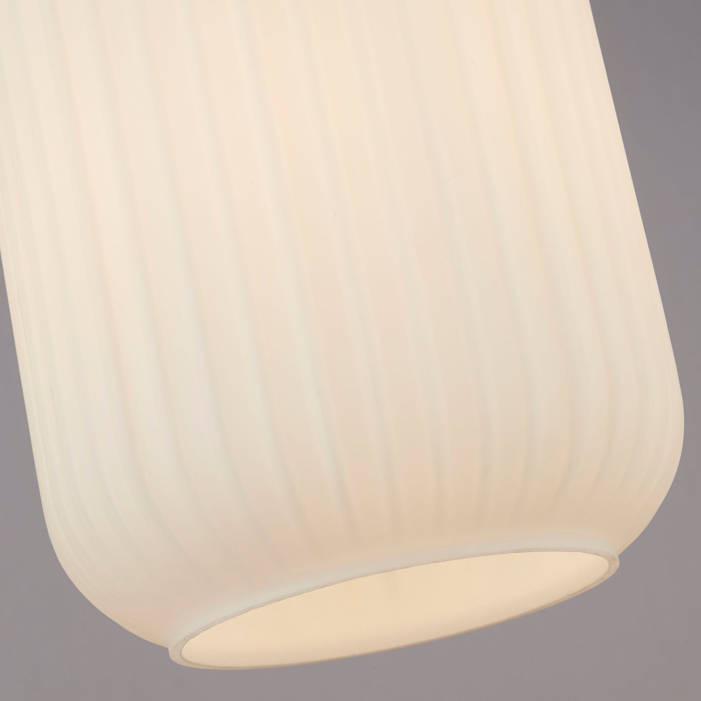 Flute Frosted Ribbed Acrylic Easy Fit Light Shade
