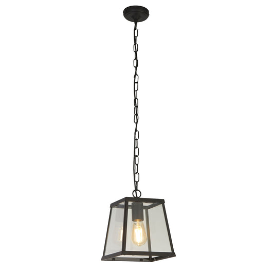 Harbour Lantern Black Pendant Light