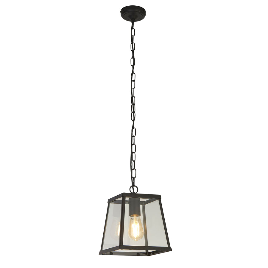 Harbour Lantern Black Pendant Light