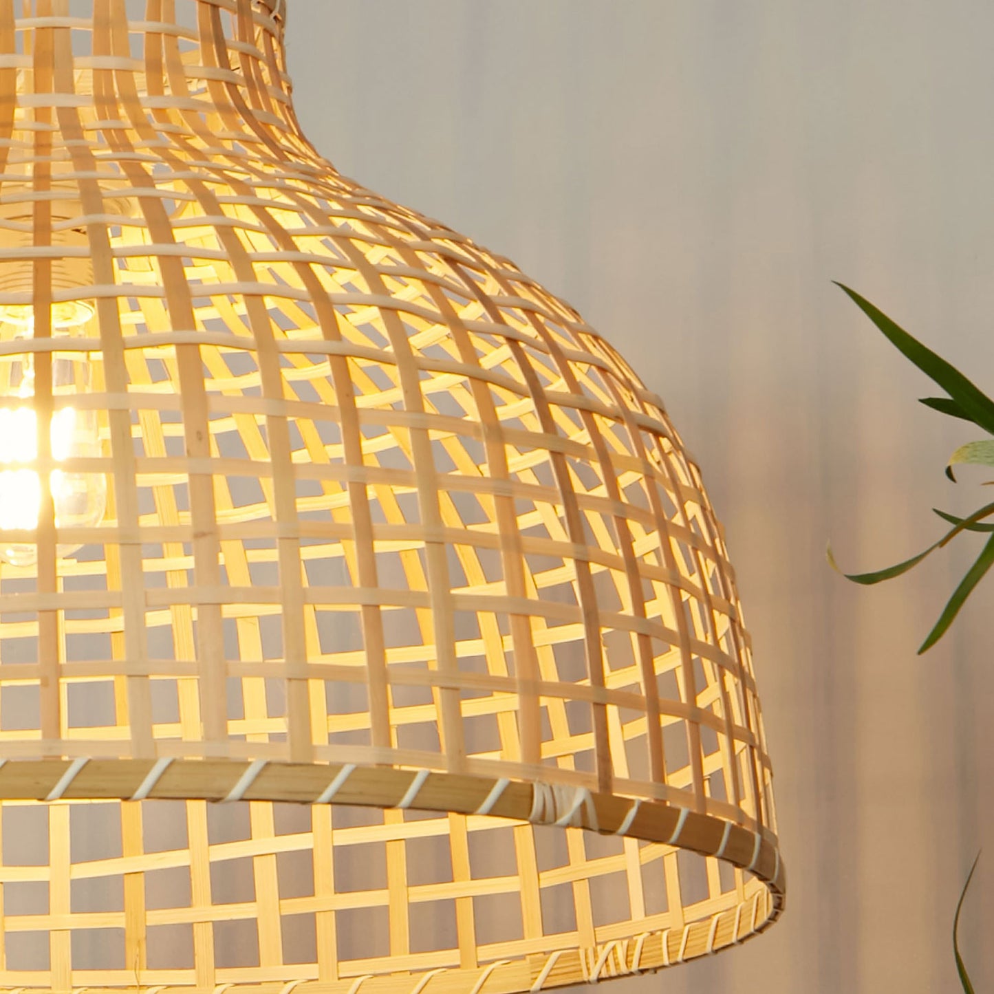 Sundrift Large Woven Bamboo Easy Fit Light Shade