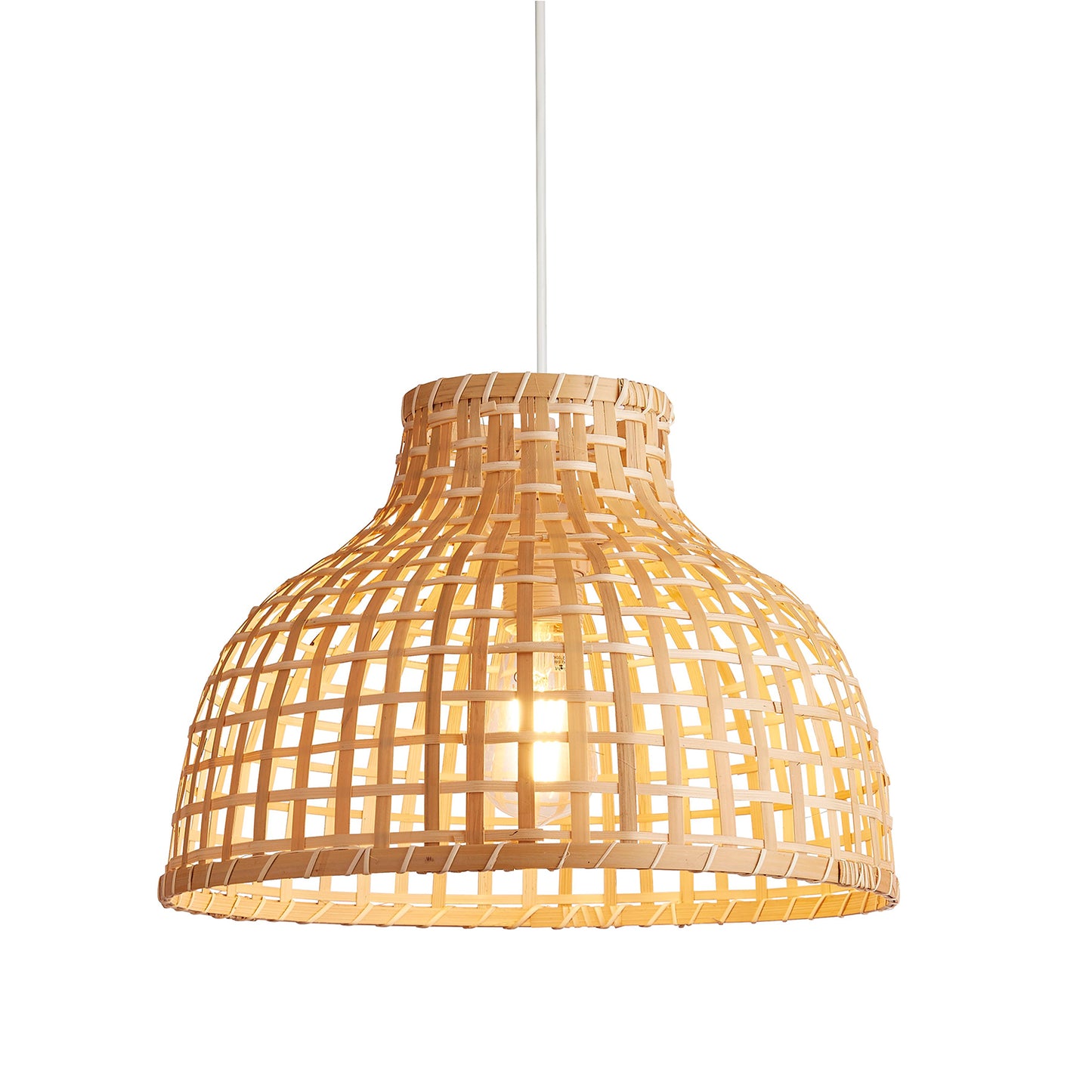 Sundrift Small Woven Bamboo Easy Fit Light Shade