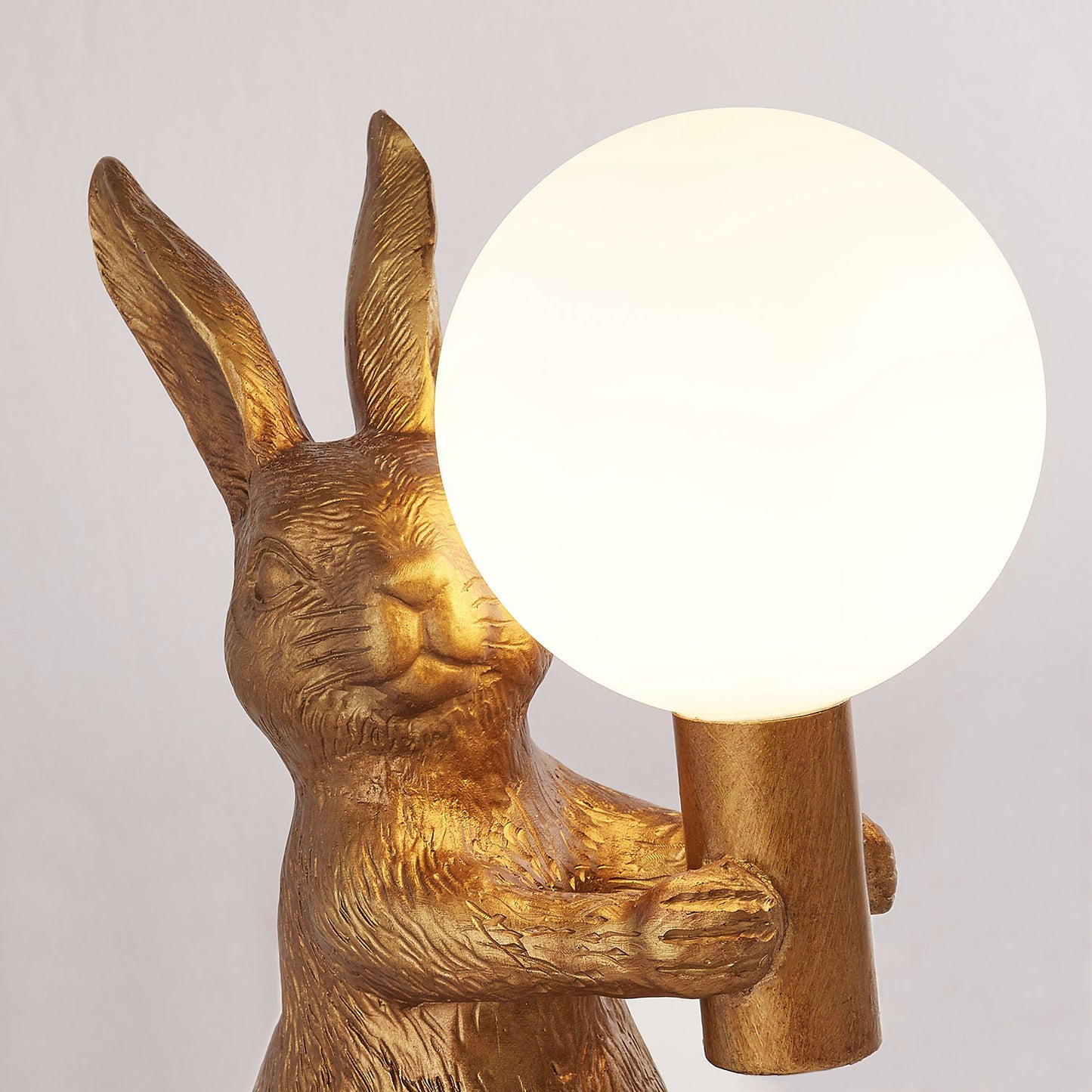 Gold Rabbit Table Lamp