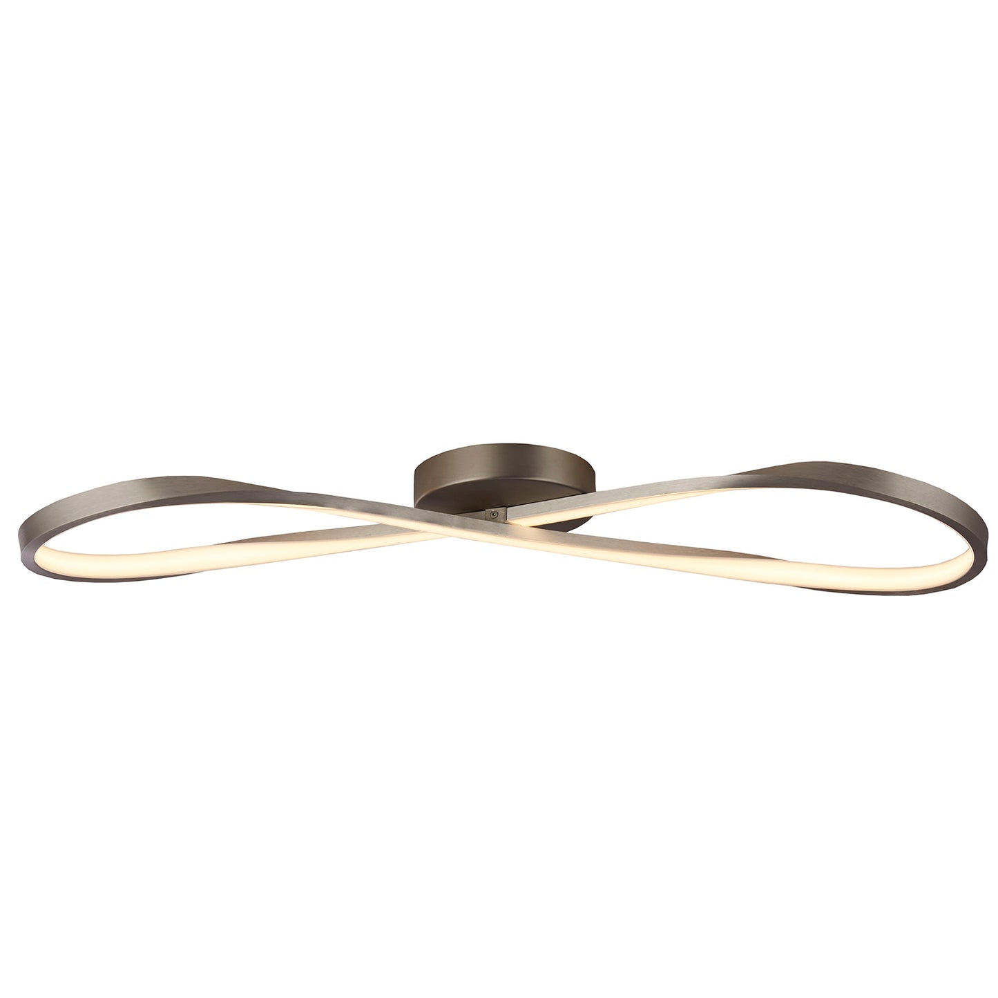 Orbit Glow Silver LED Ceiling Light