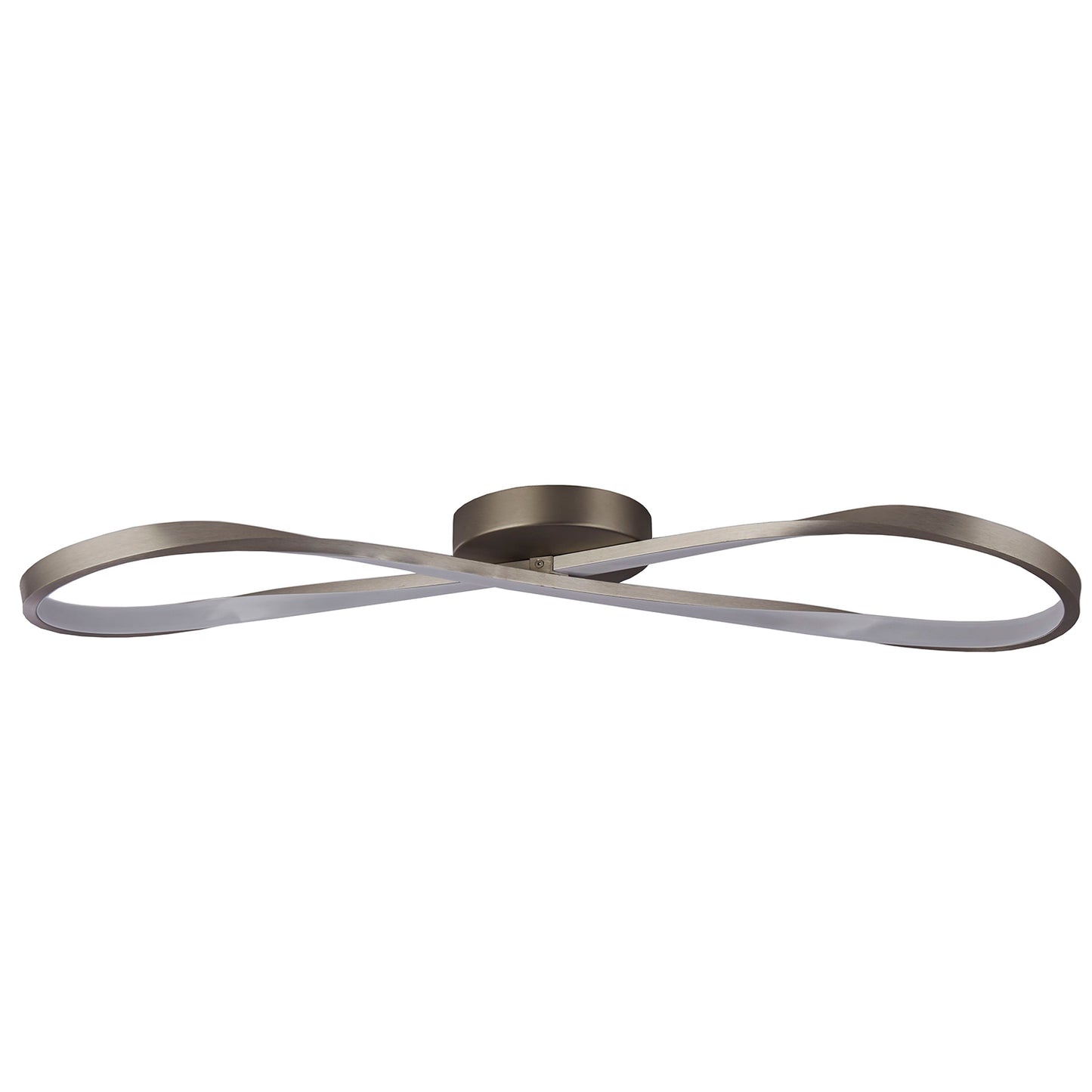 Orbit Glow Silver LED Ceiling Light