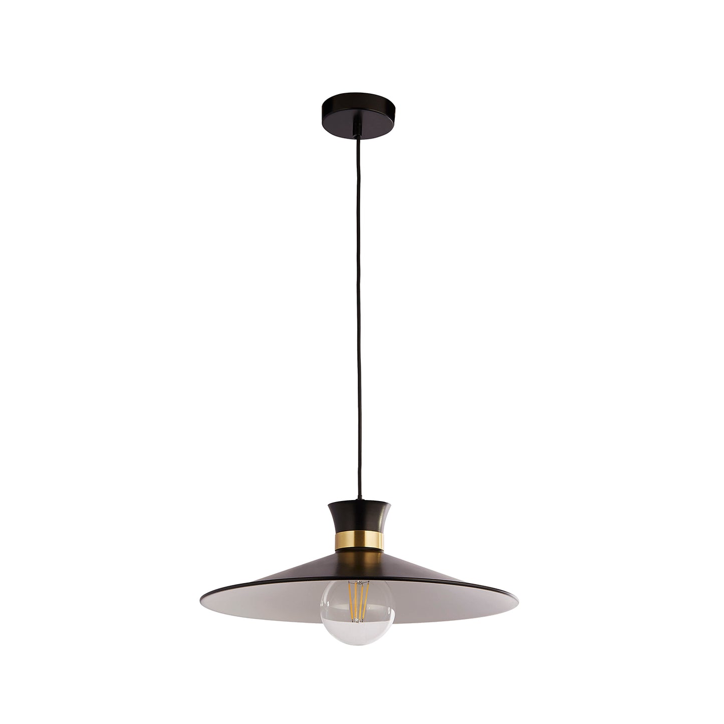 Noir Eclipse Black Ceiling Pendant Light