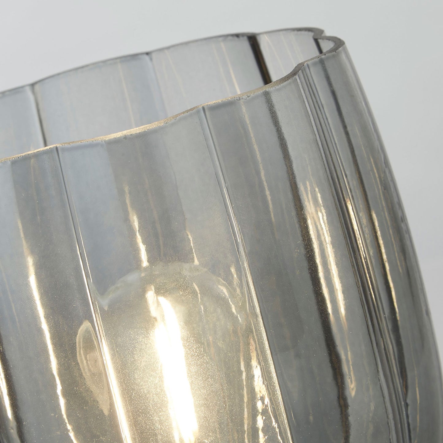 Eclipse Smoke Acrylic Battery Table Lamp