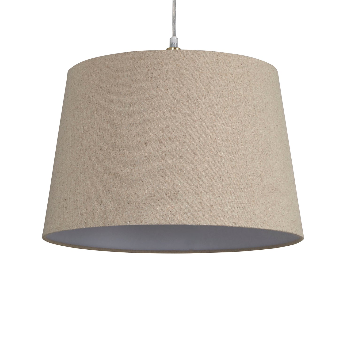 Oakfield Natural Linen Tapered Drum Easy Fit Shade