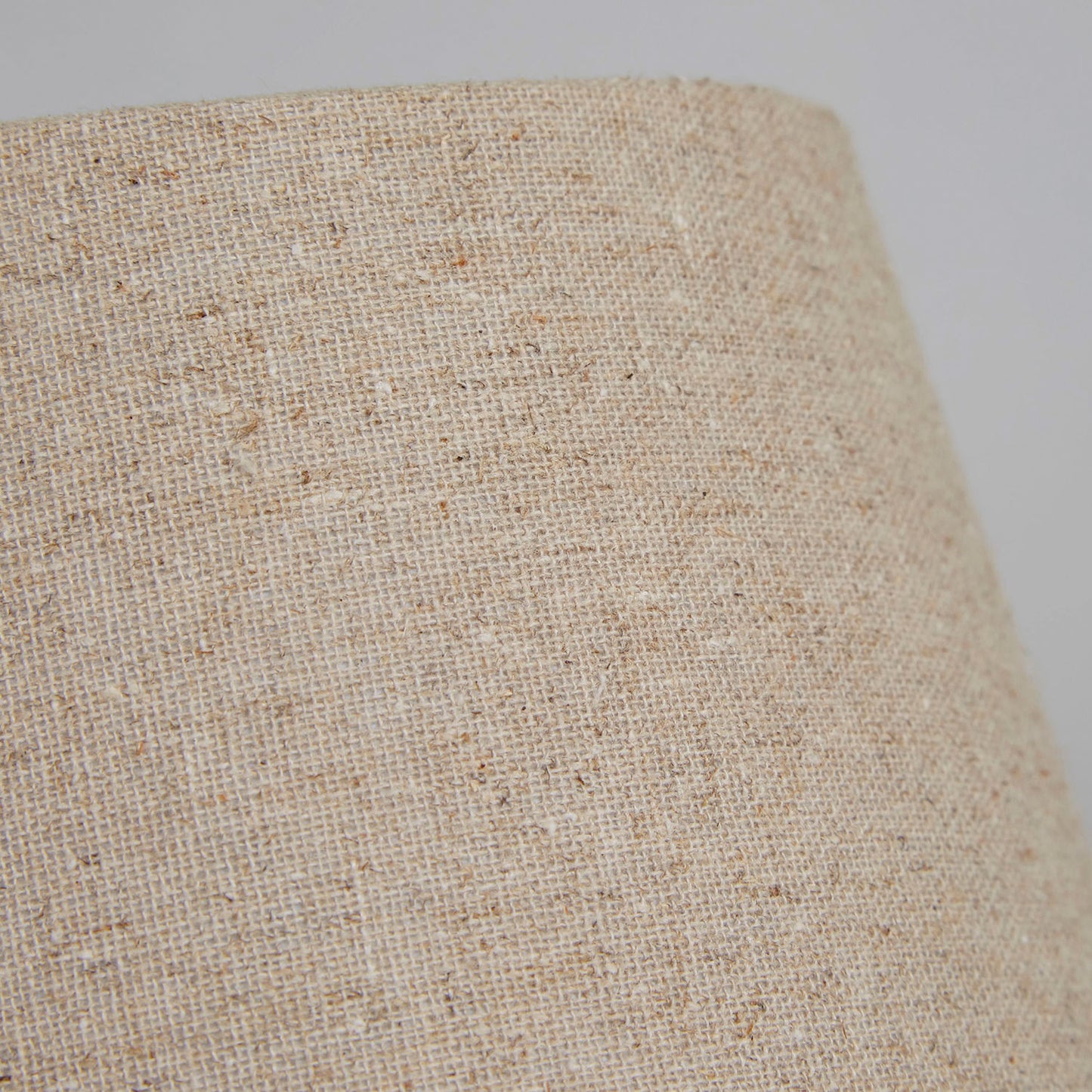 Oakfield Natural Linen Tapered Drum Easy Fit Light Shade