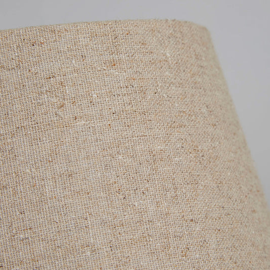 Oakfield Natural Linen Tapered Drum Easy Fit Light Shade
