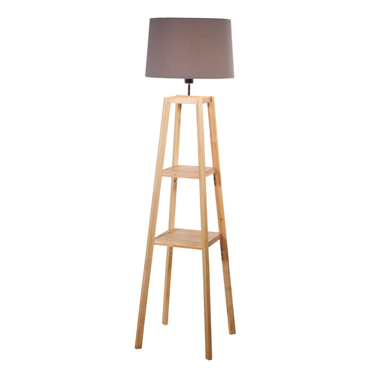 Tower Light Lamp with Built in Shelves