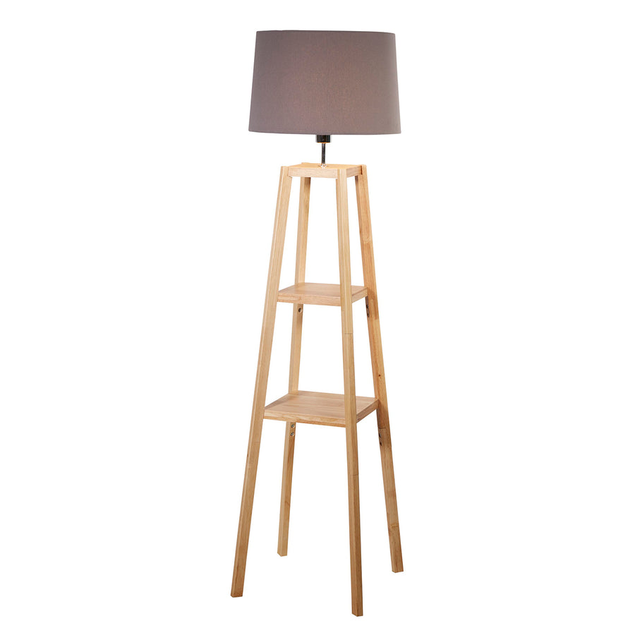 Tower Light Lamp with Built in Shelves