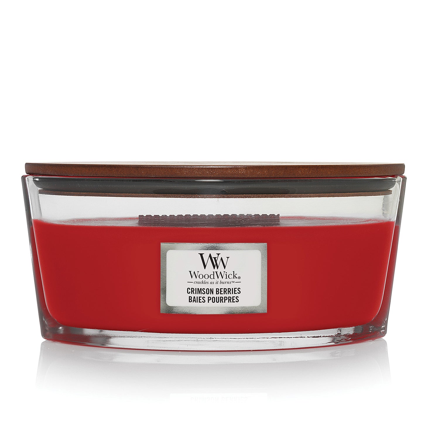 Woodwick Ellipse Crimson Berries Candle